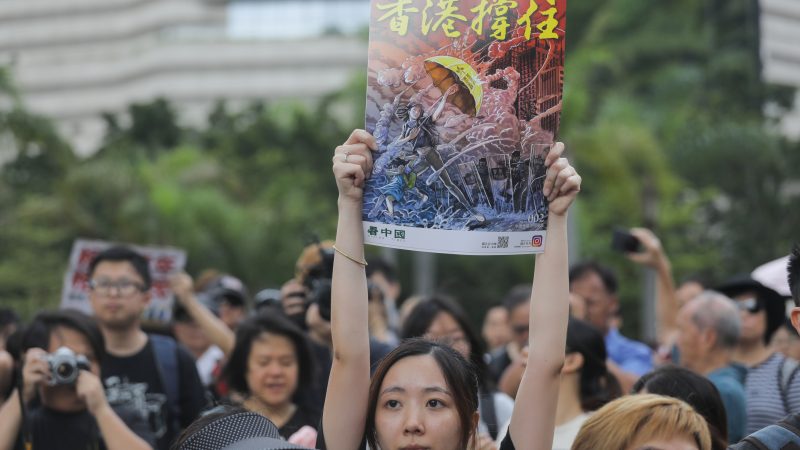 „Hongkong widersteht“: Comiczeichner unterstützt Hongkonger Demonstranten mit seiner Kunst