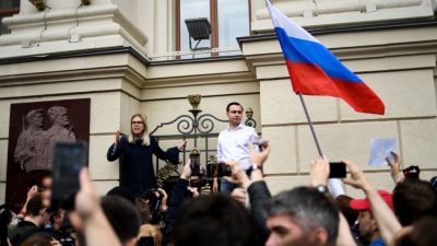 Moskau: Demo wegen Behinderung der Zulassung von Oppositionskandidaten