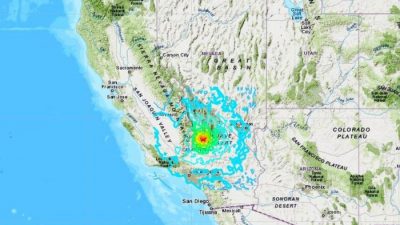 Schwerstes Erdbeben seit Jahrzehnten erschüttert Südkalifornien – Los Angeles und Las Vegas betroffen