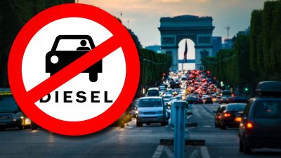 Paris setzt Fahrverbote für ältere Dieselfahrzeuge an Wochentagen durch