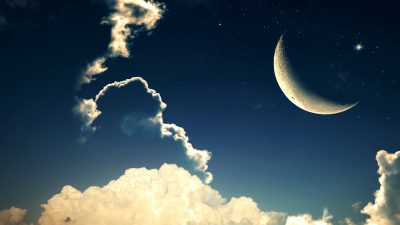Sichel statt Vollmond – Am späten Dienstagabend wird ein Teil des Mondes dunkel
