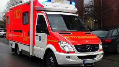 Mainz: Krankenwagen mit Luftgewehr beschossen – Sanitäter leicht verletzt