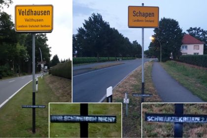 In Worms und auch im Emsland: Mysteriöse „Schwarze Kreuze“ aufgetaucht – Totentrauer oder „menschenverachtende Symbole“?