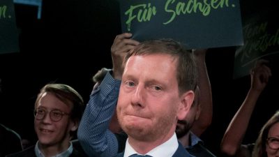 Schlagabtausch zwischen Spitzenkandidaten zur Landtagswahl in Sachsen