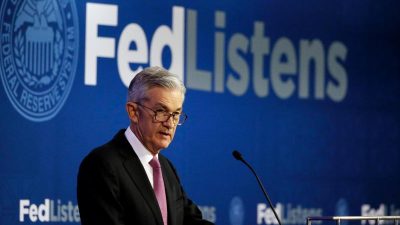 US-Notenbankchef Powell lässt die Tür für eine baldige Leitzinssenkung weiter offen