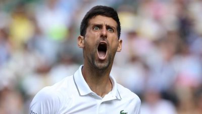 Djokovic zum sechsten Mal im Wimbledon-Endspiel