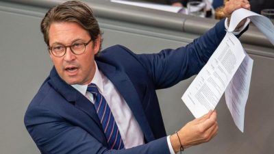 Scheuer stößt mit Vorschlag für EU-weite Pkw-Maut auf Widerstand