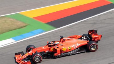 Vettel holt erste Formel-1-Bestzeit in Hockenheim