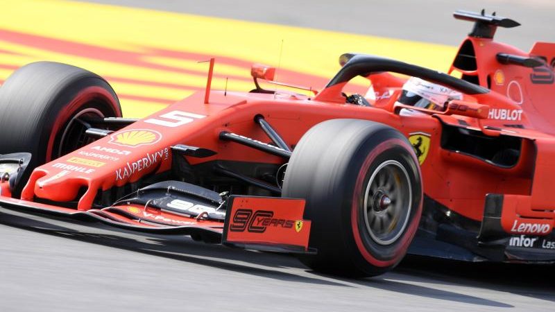 Vettel im Hockenheim-Abschlusstraining Dritter