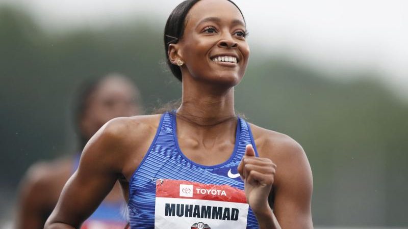 Dalilah Muhammad läuft Weltrekord über 400 Meter Hürden
