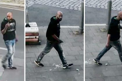 Schlagstock mit Messerspitze in Berlin: Fahndung nach brutalem Angreifer von Wittenau (Polizeivideo)