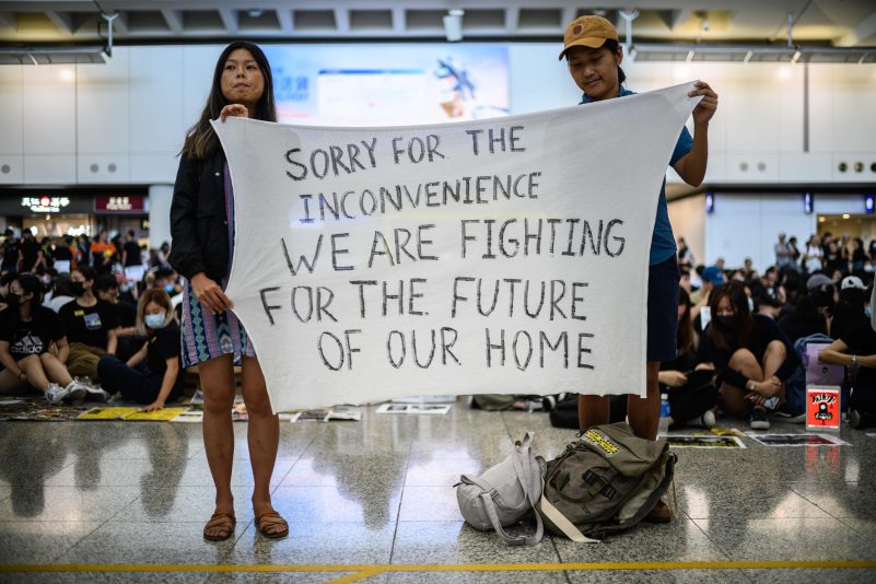 Hongkong ist zum globalen Symbol für den Widerstand gegen Chinas Tyrannei geworden