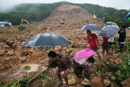 Zahl der Toten nach Erdrutsch in Myanmar steigt auf 22