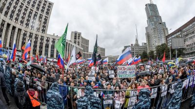 Moskau: Zehntausende demonstrieren für faire und freie Wahlen – UPDATE: 136 Festnahmen