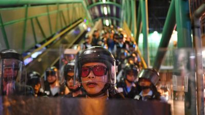 Die Lügenpropaganda der chinesischen Regierung über die Proteste in Hongkong