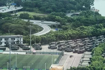 Chinesisches Militär droht: Truppen können in zehn Minuten in Hongkong sein