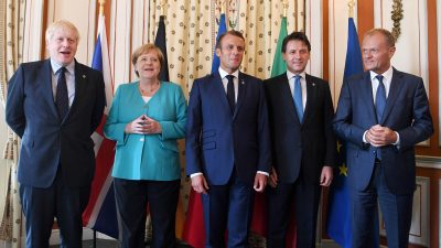 Teilnehmer des G7-Gipfels setzen Beratungen fort