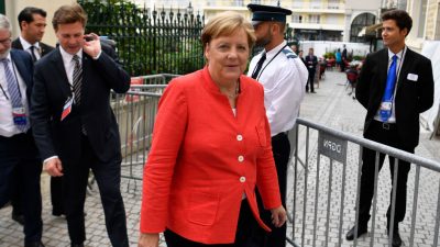 Merkel: Treffen mit Sarif „kein G7-Ereignis“ – Iran darf keine nuklearen Waffen bekommen