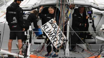 Greta Thunberg verlässt Segelschiff:  „Ich habe mich nicht ein Mal seekrank gefühlt“
