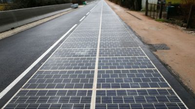 Noch nicht ausgereift: Solarstraße in Frankreich hält Belastungen nicht stand