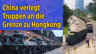 Nur Abschreckungstaktik? China verlegt Truppen an Grenze zu Hongkong – Lage weiter angespannt