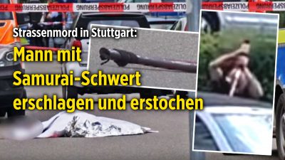 Straßen-Mord mit Samurai-Schwert in Stuttgart: Angeblichen Syrer verhaftet