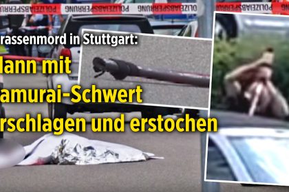 Straßen-Mord mit Samurai-Schwert in Stuttgart: Angeblichen Syrer verhaftet