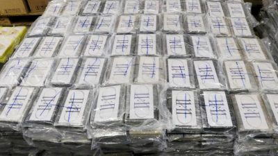 Fast zwei Tonnen Kokain aus Kolumbien bei Danzig beschlagnahmt