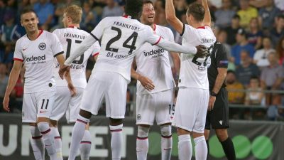 Eintracht Frankfurt fertigt Vaduz ab – Play-offs fast fix