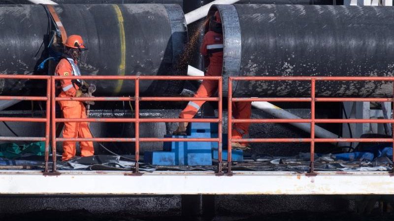 Bau von Ostseepipeline Nord Stream 2 schreitet voran