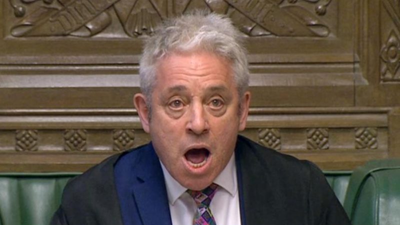 Britischer Parlamentspräsident John Bercow droht Johnson: „Werde bis zum letzten Atemzug kämpfen“