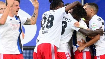 HSV nach Sieg gegen Bochum vorerst an der Tabellenspitze