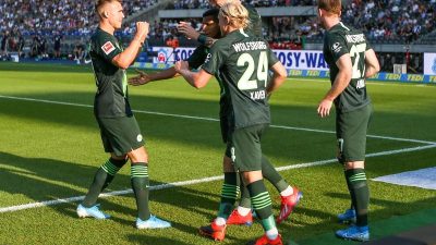Wolfsburg verdirbt Herthas Covic das Heim-Debüt