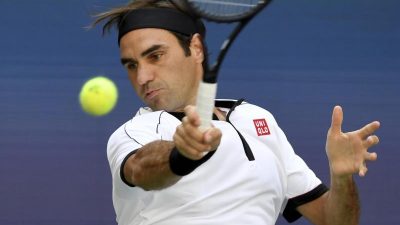 Roger Federer erreicht bei US Open mühelos das Achtelfinale