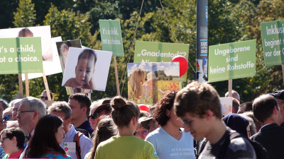 Massive Störungen bei „Marsch fürs Leben“-Demo – Jährlich in Deutschland 100.000 Abtreibungen