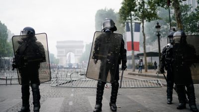 Massives Polizeiaufgebot in Paris zu Demonstrationen am Samstag