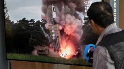 Seoul: Nordkorea feuert zwei „Projektile“ ab