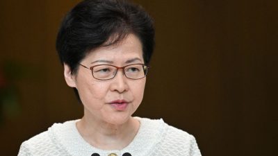 Hongkong: Regierungschefin Lam warnt USA vor „Einmischung“