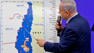Netanjahu will bei seiner Wiederwahl das Jordantal annektieren – Wahlkampfauftritt wegen Raketenalarms abgebrochen