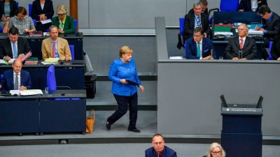 Merkel ruft zu Kraftakt bei Klimaschutz auf – Weidel bescheinigt großer Koalition „grün-sozialistische Ideologie“