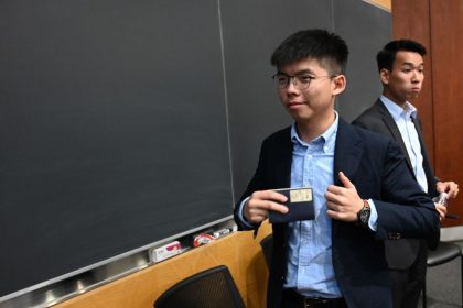 Hongkonger Joshua Wong spricht morgen vor US-Kongress
