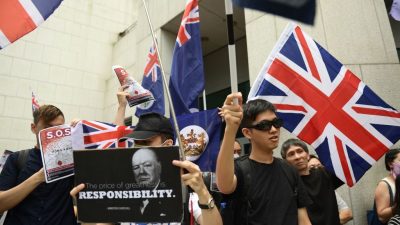 „God save the Queen“: Hongkonger Aktivisten bitten um Unterstützung der britischen Regierung