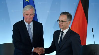 Maas und Barnier sehen derzeit kaum Hoffnung für Brexit-Abkommen