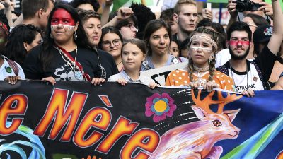 Ende der Klimaschutz-Woche: Halbe Millionen Aktivisten demonstrieren mit Thunberg in Montreal