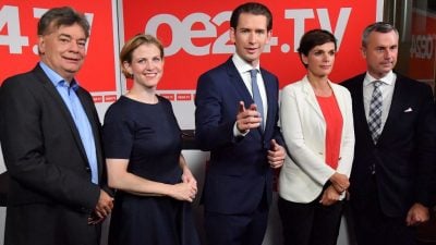 WAHLTICKER Nationalratswahl Österreich: ÖVP, Grüne und NEOS sind die großen Gewinner der Wahl