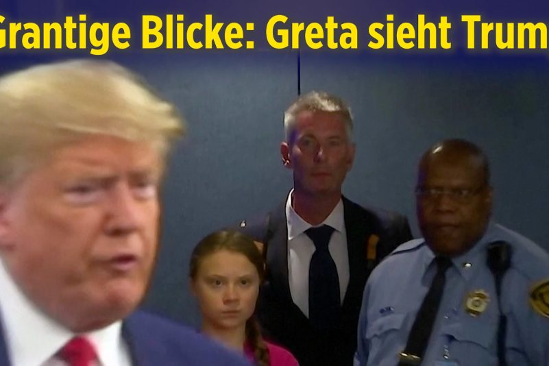 Vor dem UN-Klimagipfel: US-Präsident stiehlt Greta die Show