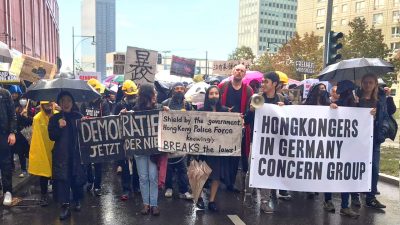 Politikerin auf Hongkong-Demo in Berlin: „Wenn wir jetzt nicht unterstützen, was sollen wir denn dann machen!“