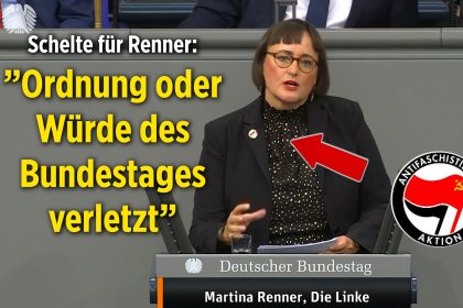 Schelte wegen Antifa-Anstecker im Bundestag: Martina Renner (Linke) kassiert Ordnungsruf
