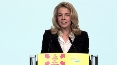 FDP-Politikerin zu den Grünen: „Linke Traumschlösser kann sich Deutschland nicht leisten“