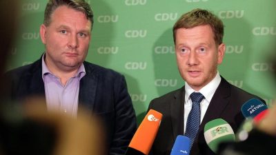 CDU, Grüne und SPD starten am Montag Sondierungsgespräche über Koalition in Sachsen